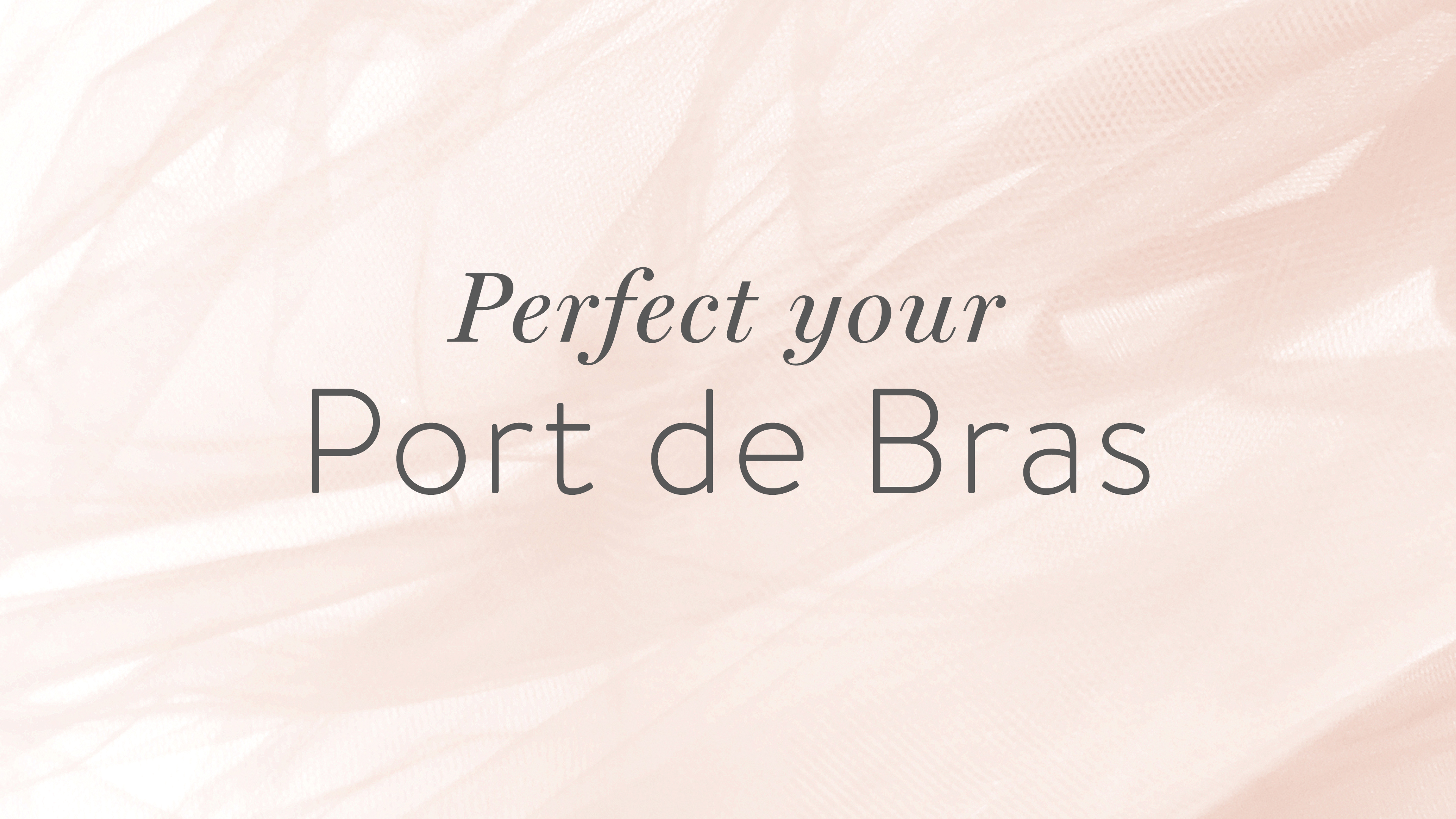 Technique Tips: Perfecting Your Port de Bras